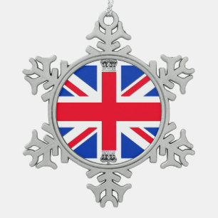 Union Jack Flag London Christmas Tree Ornament