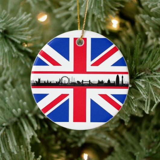 Union Jack Flag London Eye Weihnachtsschmuck (Baum)