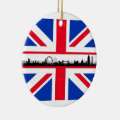Union Jack Flag London Eye Weihnachtsschmuck (Rechts)