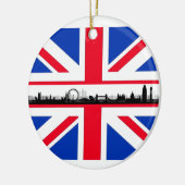 Union Jack Flag London Eye Weihnachtsschmuck (Links)