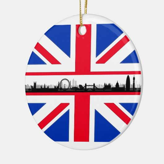 Union Jack Flag London Eye Weihnachtsschmuck (Links)