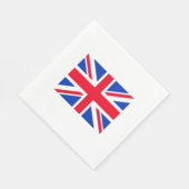 Union Jack Flag London Theme Party Paper Napkins Serviette (Ecke)