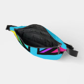 Union Jack/Flag mehrfarbig+Schwarz-Design Bauchtasche (Offen)