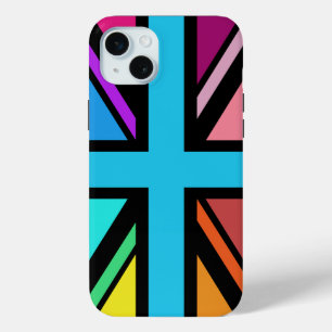 Union Jack/Flag mehrfarbig+Schwarz-Design Case-Mate iPhone Hülle