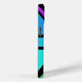 Union Jack/Flag mehrfarbig+Schwarz-Design Case-Mate iPhone Hülle (Rückseite / Rechts)