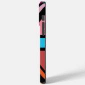 Union Jack/Flag mehrfarbig+Schwarz-Design Case-Mate iPhone Hülle (Rückseite / Links)