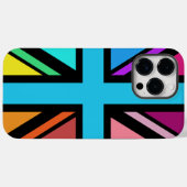 Union Jack/Flag mehrfarbig+Schwarz-Design Case-Mate iPhone Hülle (Rückseite (Horizontal))