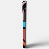 Union Jack/Flag mehrfarbig+Schwarz-Design Case-Mate iPhone Hülle (Rückseite / Links)