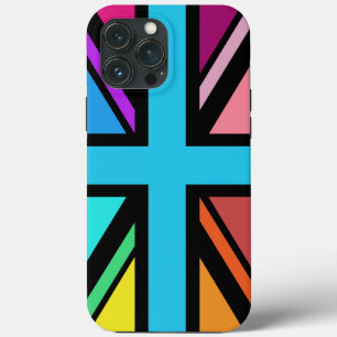 Union Jack/Flag mehrfarbig+Schwarz-Design Case-Mate iPhone Hülle