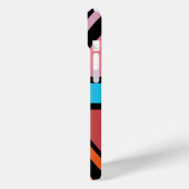 Union Jack/Flag mehrfarbig+Schwarz-Design Case-Mate iPhone Hülle (Rückseite / Links)