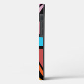 Union Jack/Flag mehrfarbig+Schwarz-Design Case-Mate iPhone Hülle (Rückseite / Links)