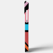 Union Jack/Flag mehrfarbig+Schwarz-Design Case-Mate iPhone Hülle (Rückseite / Links)