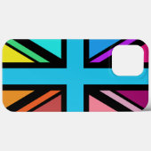 Union Jack/Flag mehrfarbig+Schwarz-Design Case-Mate iPhone Hülle (Rückseite (Horizontal))