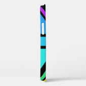 Union Jack/Flag mehrfarbig+Schwarz-Design Case-Mate iPhone Hülle (Rückseite / Rechts)