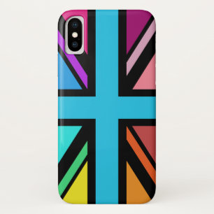 Union Jack/Flag mehrfarbig+Schwarz-Design Case-Mate iPhone Hülle