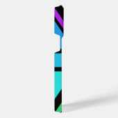 Union Jack/Flag mehrfarbig+Schwarz-Design iPhone Hülle (Rechte Seite)