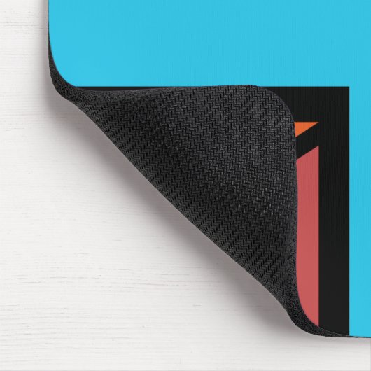 Union Jack/Flag mehrfarbig+Schwarz-Design Mousepad (Ecke)