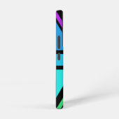 Union Jack/Flag mehrfarbig+Schwarz-Design Samsung Galaxy Hülle (Rechte Seite)