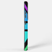 Union Jack/Flag mehrfarbig+Schwarz-Design Samsung Galaxy Hülle (Rechte Seite)