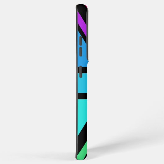 Union Jack/Flag mehrfarbig+Schwarz-Design Samsung Galaxy Hülle (Rechte Seite)