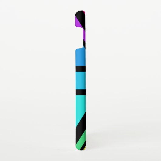 Union Jack/Flag mehrfarbig+Schwarz-Design Samsung Galaxy Hülle (Rechte Seite)