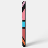 Union Jack/Flag mehrfarbig+Schwarz-Design Samsung Galaxy Hülle (Linke Seite)