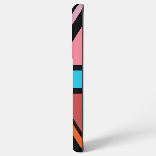 Union Jack/Flag mehrfarbig+Schwarz-Design Samsung Galaxy Hülle (Linke Seite)