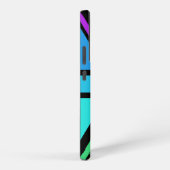 Union Jack/Flag mehrfarbig+Schwarz-Design Samsung Galaxy Hülle (Rechte Seite)