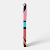 Union Jack/Flag mehrfarbig+Schwarz-Design Samsung Galaxy Hülle (Linke Seite)