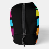 Union Jack/Flag mehrfarbig+Schwarz-Design Waschbeutel (Rechts)