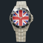 Union Jack Flag Men Watch Armbanduhr<br><div class="desc">Union Jack Flag Men's Watch of the UK - Großbritannien,  das sich in Großbritannien befindet. Die Flagge von Union Jack symbolisiert die Einheit zwischen England,  Schottland und Irland. Die Gewerkschaft Jack Fahne ist rot,  blau,  weiß. Dieses Design steht Ihnen auch für viele andere Produkte zur Verfügung.</div>