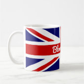 Union Jack Flag mit funny Zitat Kaffeetasse (Links)