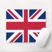 Union Jack Flag Mousepad (Mit Mouse)