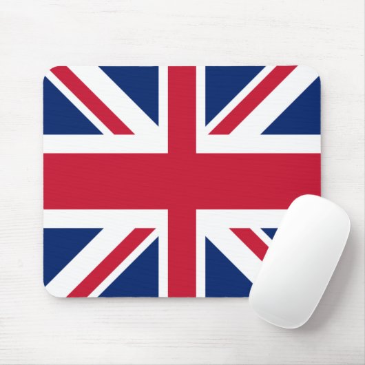 Union Jack Flag Mousepad (Mit Mouse)