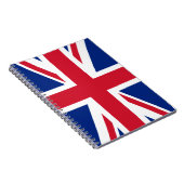 Union Jack Flag Notebook Notizblock (Rechte Seite)