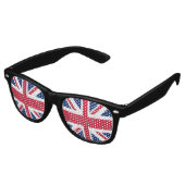 Union Jack Flag Partybrille (Schrägansicht)