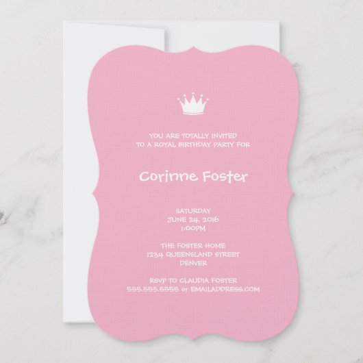 Union Jack Flag Pastell Pink Gingham Einladung (Vorderseite)