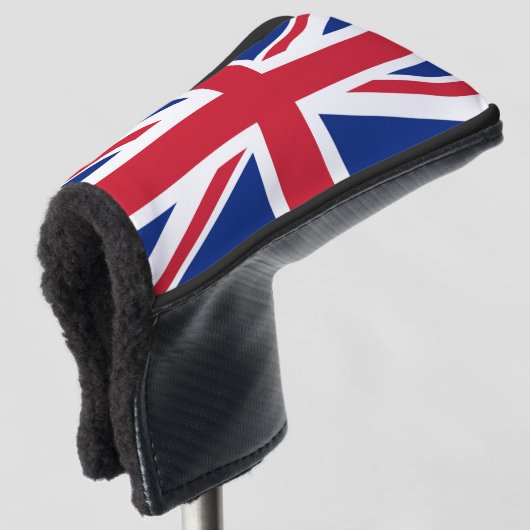 Union Jack Flag pccn Golf Headcover (3/4 Vorderseite)