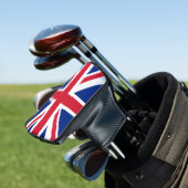 Union Jack Flag pccn Golf Headcover (In Situ)