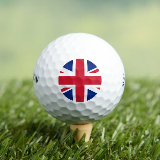 Union Jack Flag ssf gbcnt Golfball (Insitu T-Shirt)