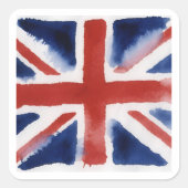 Union jack flag sticker (Vorderseite)