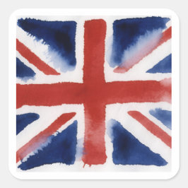Union jack flag sticker
