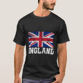 Union Jack Flag UK England Roots Me T-Shirt (Vorderseite)