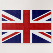 Union Jack Flag, UK Puzzle (Horizontal)