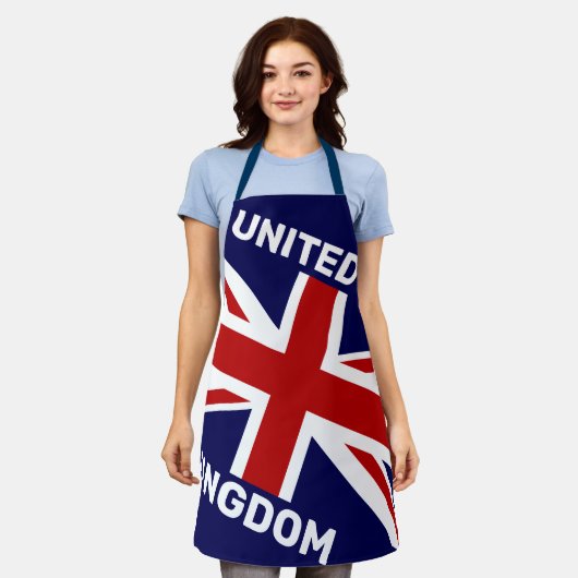 Union Jack Flag, UK Schürze (Getragen)