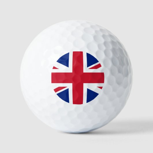 Union Jack Flag va gbcnt Golfball (Vorderseite)
