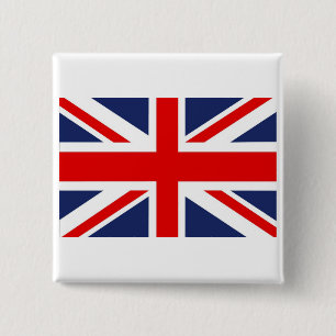 Union Jack Flag Vereinigtes Königreich Button