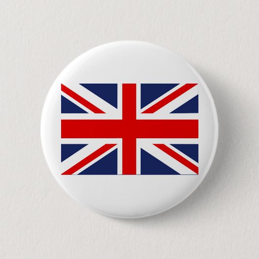 Union Jack Flag Vereinigtes Königreich Button (Vorderseite)