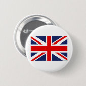 Union Jack Flag Vereinigtes Königreich Button (Vorne & Hinten)