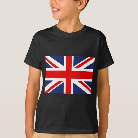 Union Jack Flag Vereinigtes Königreich T-Shirt (Vorderseite)